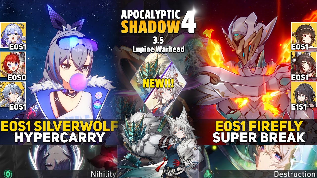 E0S1 Silver Wolf DPS & E0S1 Firefly Super Break | APOC 4 | Honkai: Star Rail 3.5