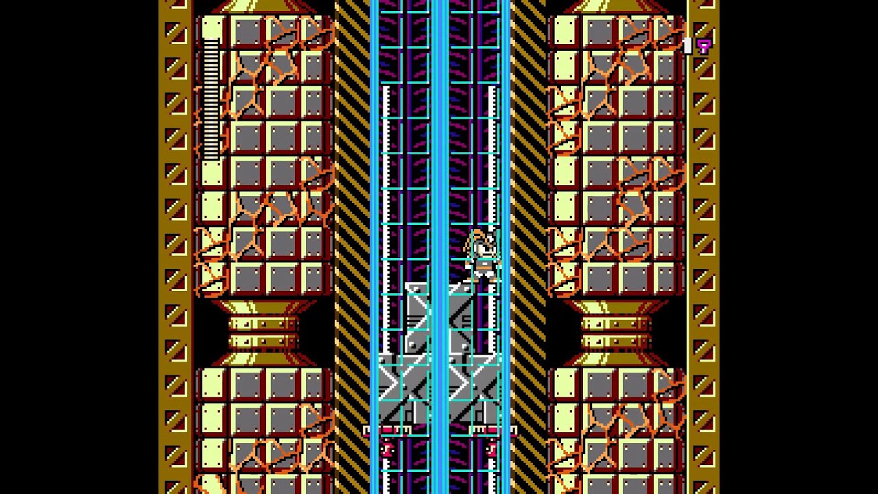 Mega Man Makerで作った自作コース『MILITARY BASE』 地下ルート