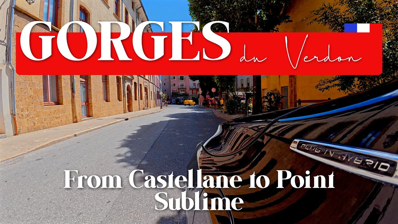 4K Scenic Drive – Castellane to Point Sublime | Gorges du Verdon, France