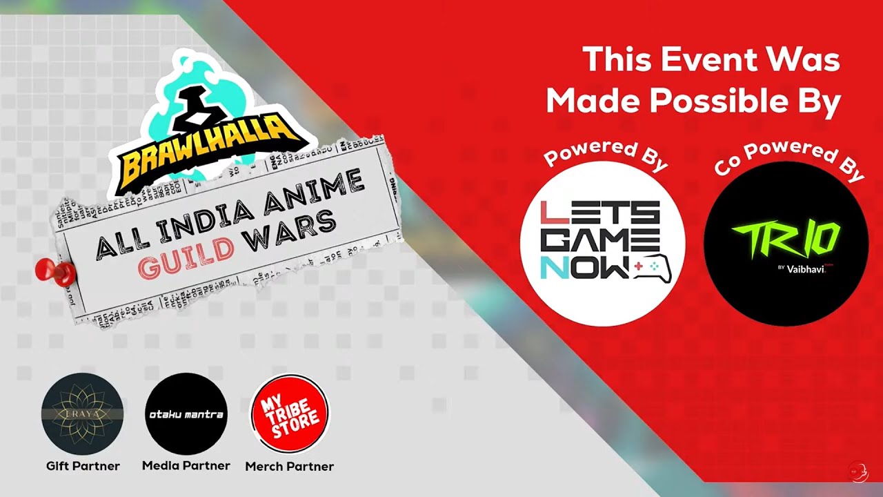 All India Anime Guild Wars East Region || Brawlhalla Tournament || LIVE ||