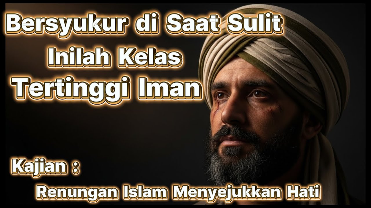 Bersyukur di Saat Sulit: Inilah Kelas Tertinggi Iman | Renungan Islam Menyejukkan Hati
