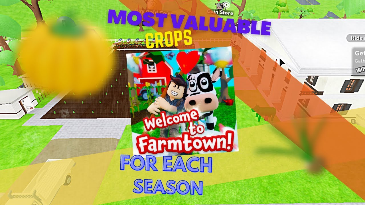 BEST CROPS for EVERY SEASON! (Welcome to Farmtown 2 Roblox)