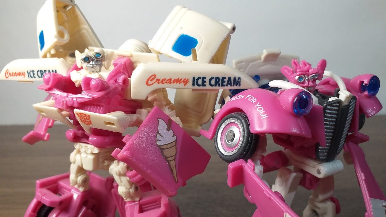 Transformers ROTF skids y mudflap carro de helados en español