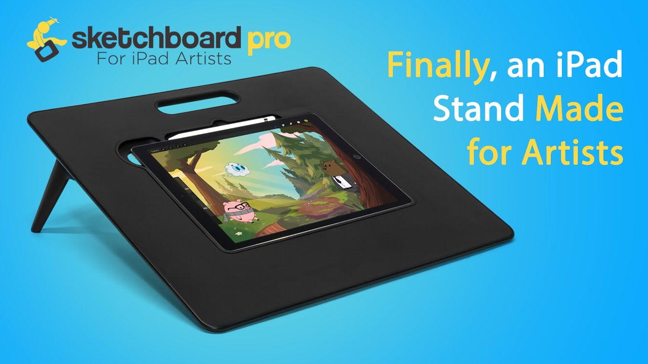 Sketchboard Pro: The Ultimate iPad Stand for Artists on Kickstarter