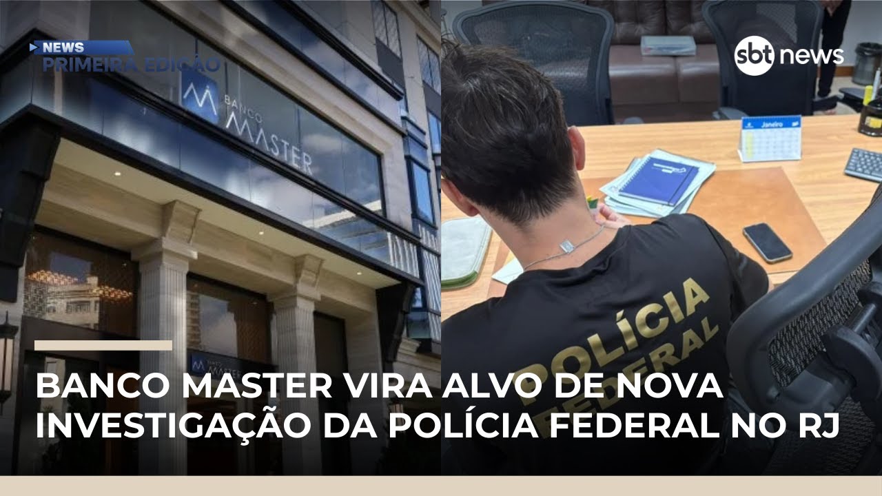 PF investiga aporte de R$ 1 bilhão do Rioprevidência no Banco Master | #NewsPrimeiraEdição