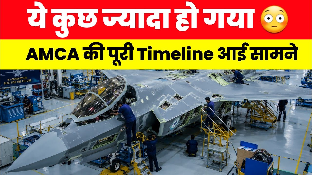 AMCA पर असली Update ये रही - AMCA Fighter jet new Timeline is here 