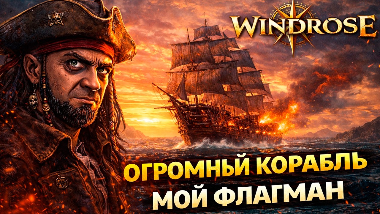 Я СОБРАЛ ОГРОМНЫЙ КОРАБЛЬ! ⚓ Windrose — теперь меня не остановить