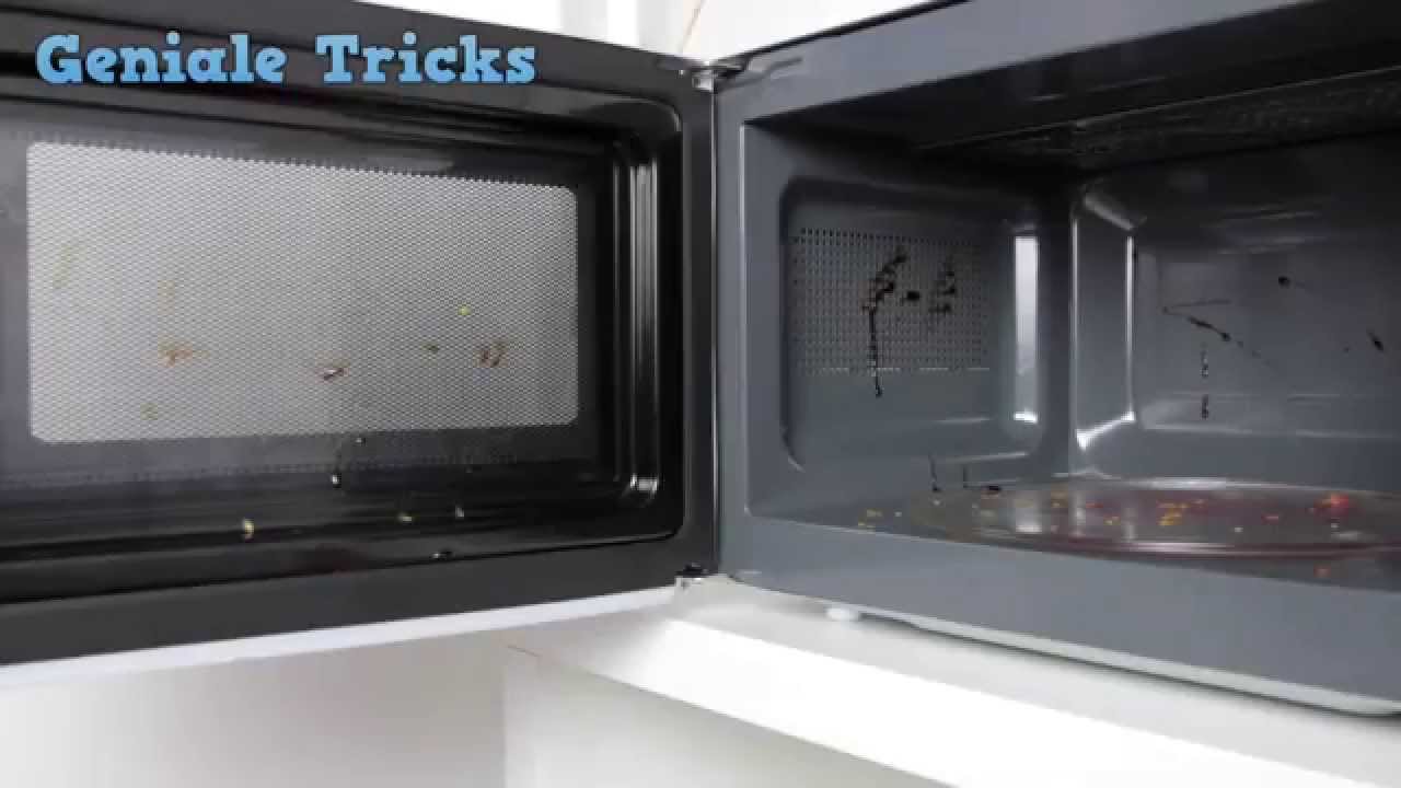 Mit diesem Trick wird deine Mikrowelle in einer Minute sauber. Ohne etwas daf&uuml;r tun zu m&uuml;ssen.