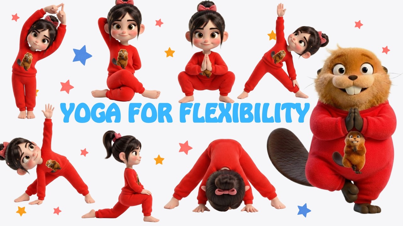 Yoga for Body Toning | Yoga Stretches Routine | Flexibility & Strength | Yoga for Kids