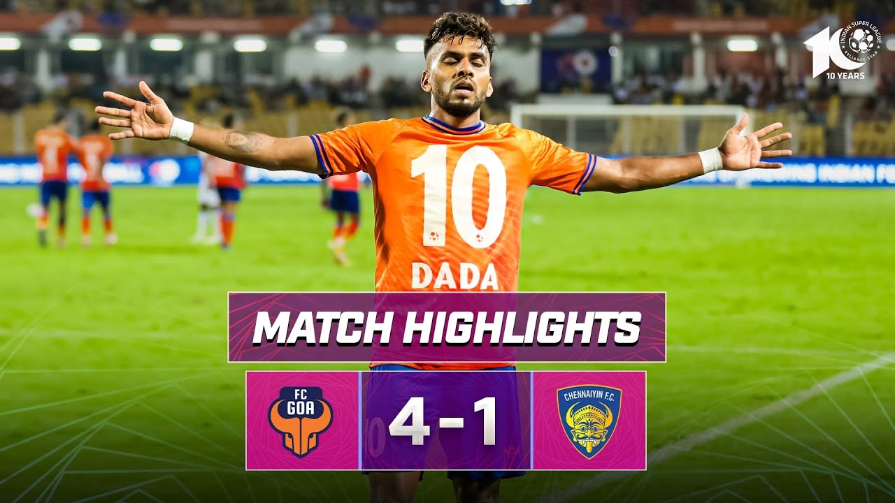 Match Highlights | FC Goa 4-1 Chennaiyin FC | MW 22 | ISL 2023-24