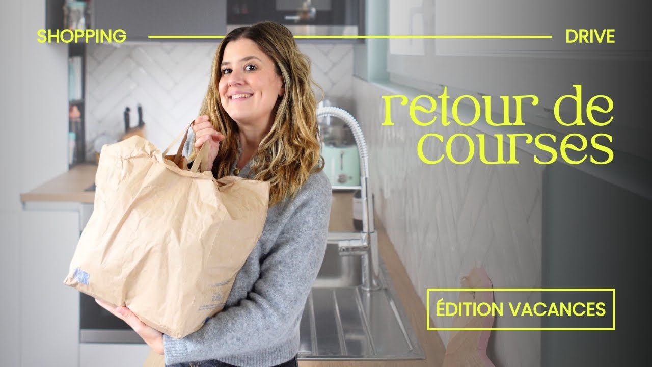 RETOUR DE COURSES | Edition d&eacute;part en vacances 🧳