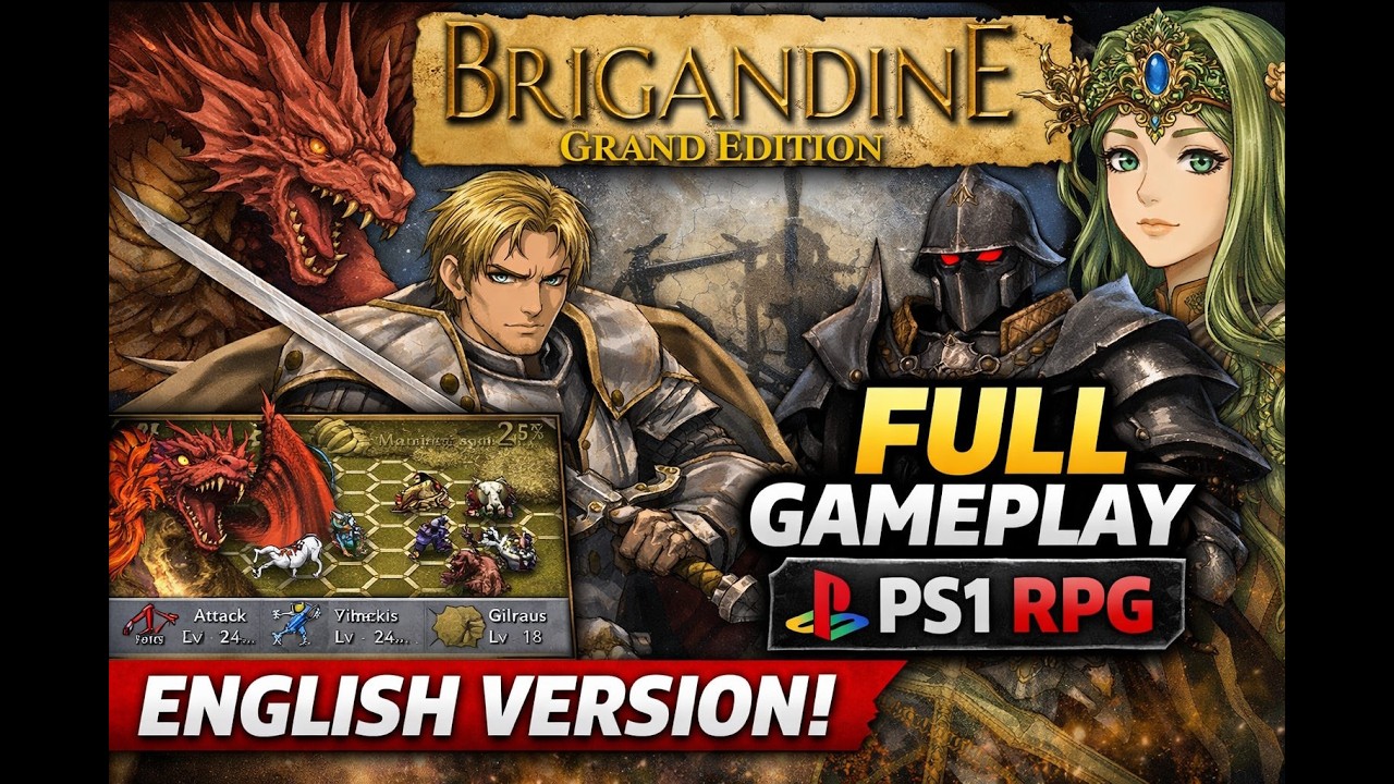 Brigandine Grand Edition (English) Full Gameplay | PS1 Tactical RPG Longplay (part 6)