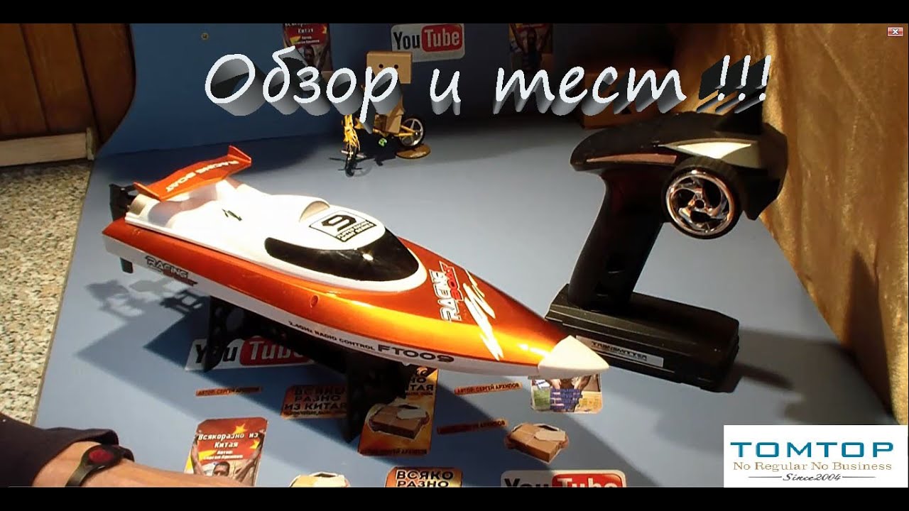 Радиоуправляемый Катер-лодка FeiLun FT009 из Китая.Обзор и тестирование.TomTop