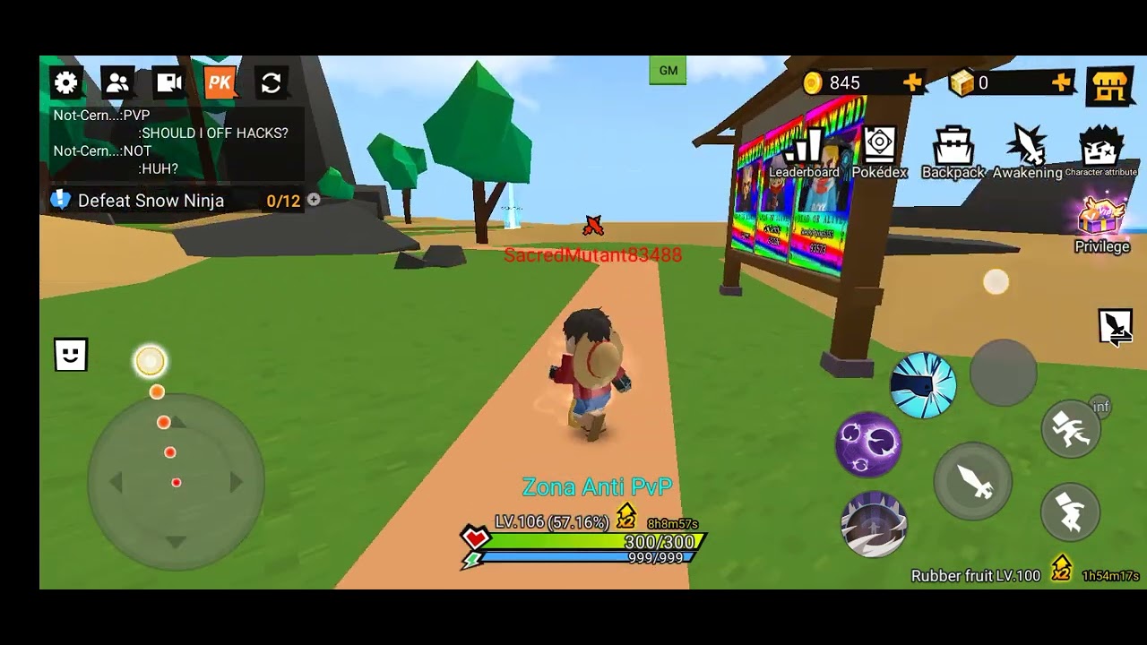GM hack for anime showdown #blockman go