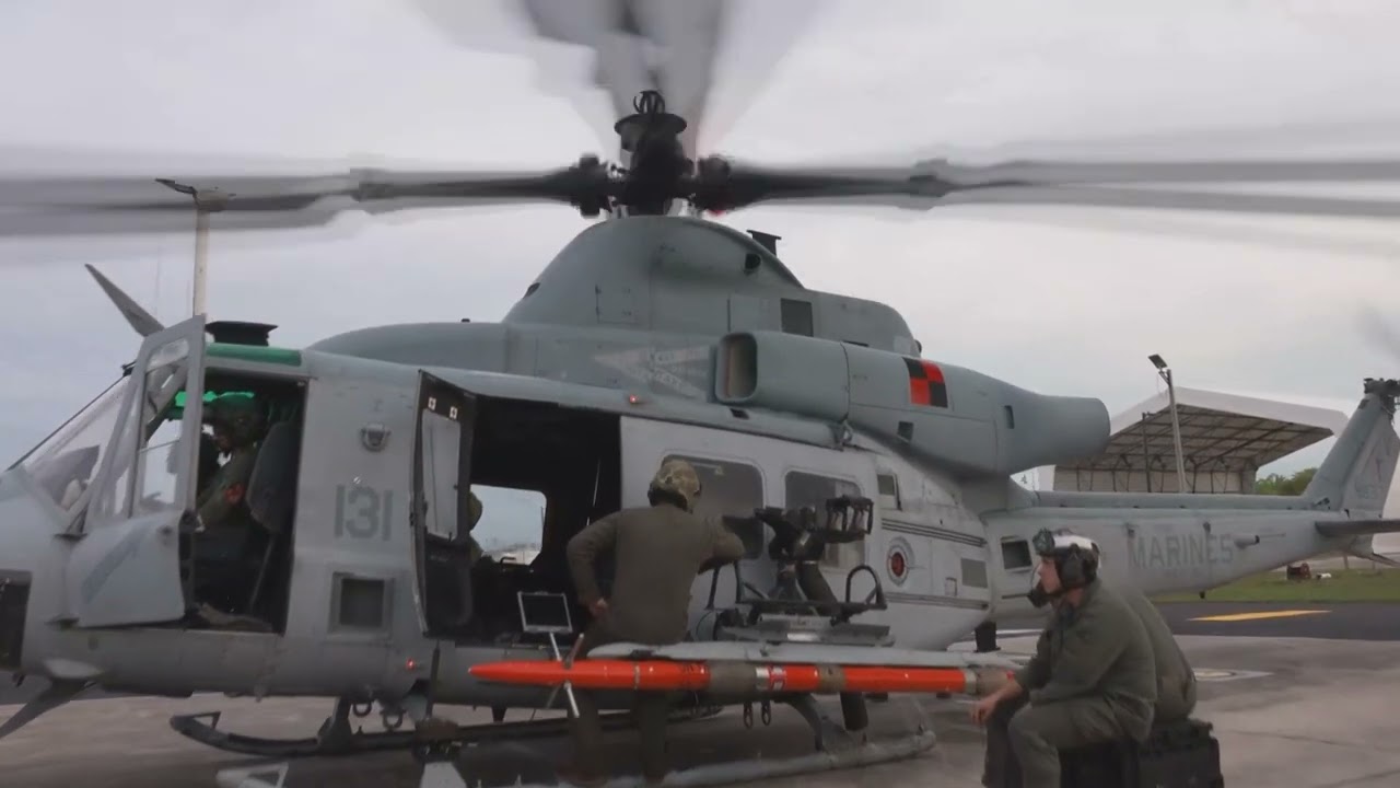 U.S. Marines of Marine Light Attack Helicopter Squadron (HMLA) 167