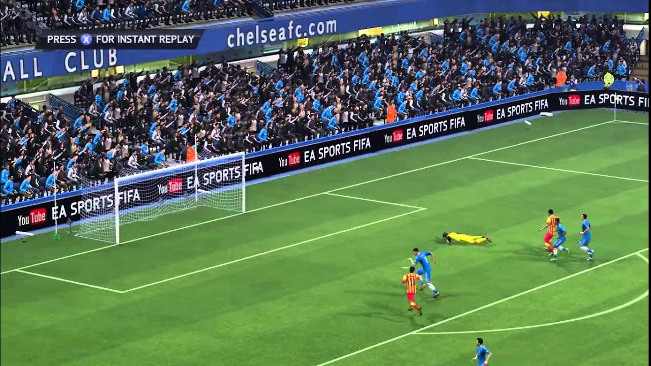 Chelsea-Barcelona Fifa 14 World Class Difficulty