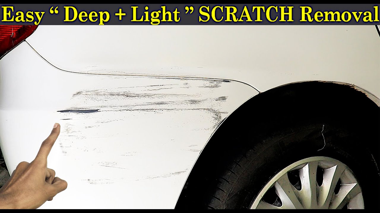 How TO Remove SCRATCH Permanently || Scratch Remover For Car || Car Scratch Repair At Home