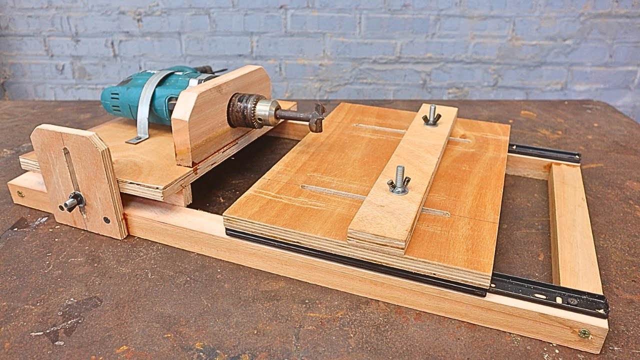 Amazing drill idea full of surprises for you / Homemade woodworking tool