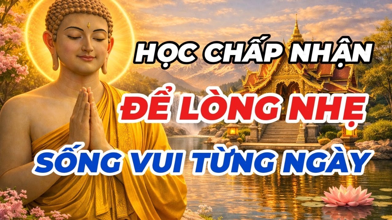 LỜI PHẬT DẠY: HỌC CHẤP NHẬN ĐỂ LÒNG NHẸ – SỐNG VUI TỪNG NGÀY