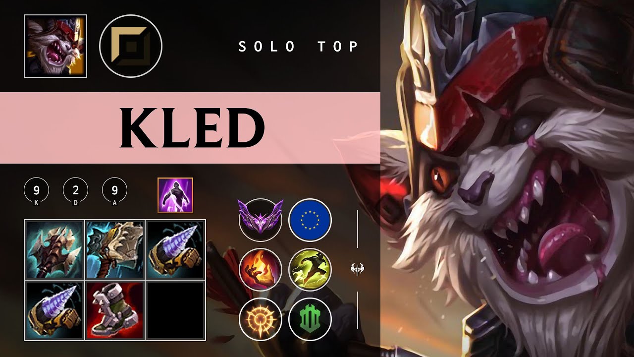 Kled Top vs Jayce - EUW Master Patch 26.01