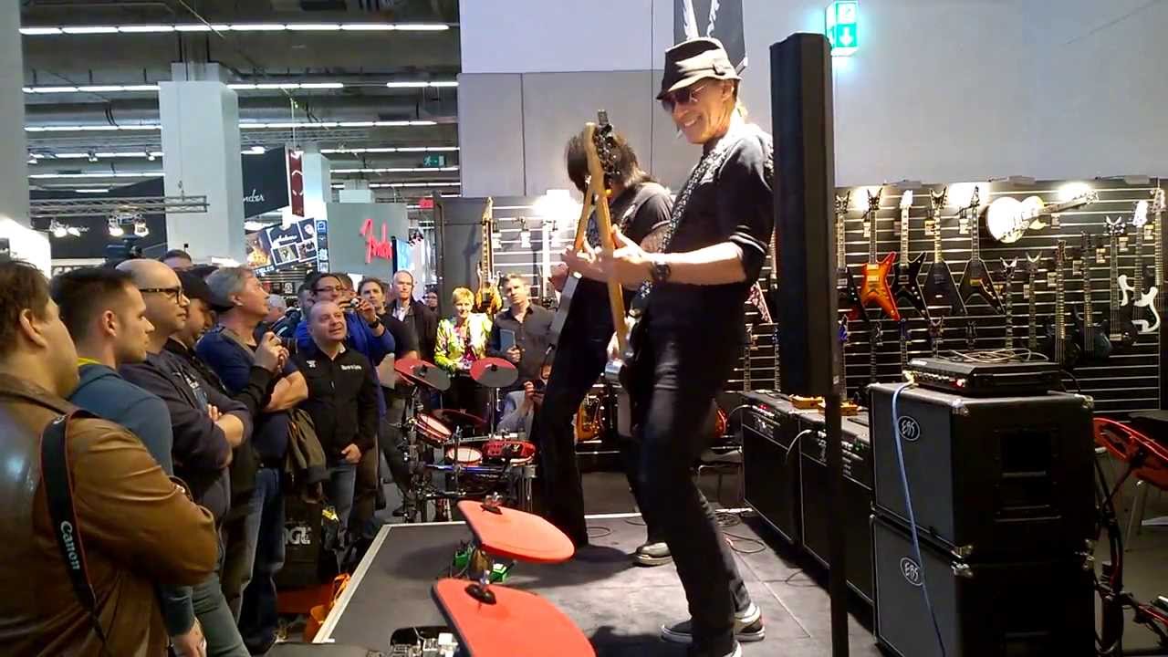 MusikMesse 2014 Michael Batio and Elliott Dean Rubinson jam  part 1