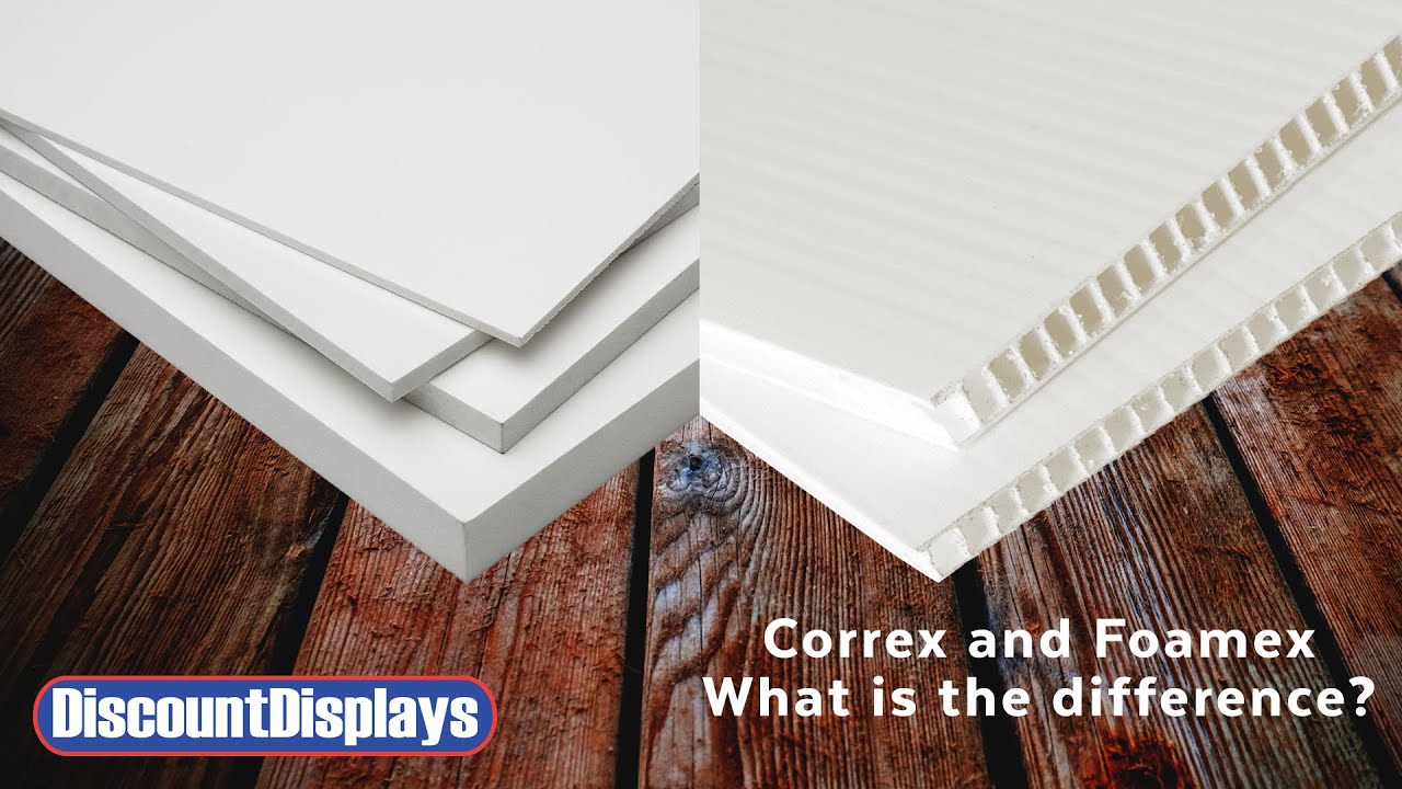 Correx and Foamex - What is the difference? | Discount Displays