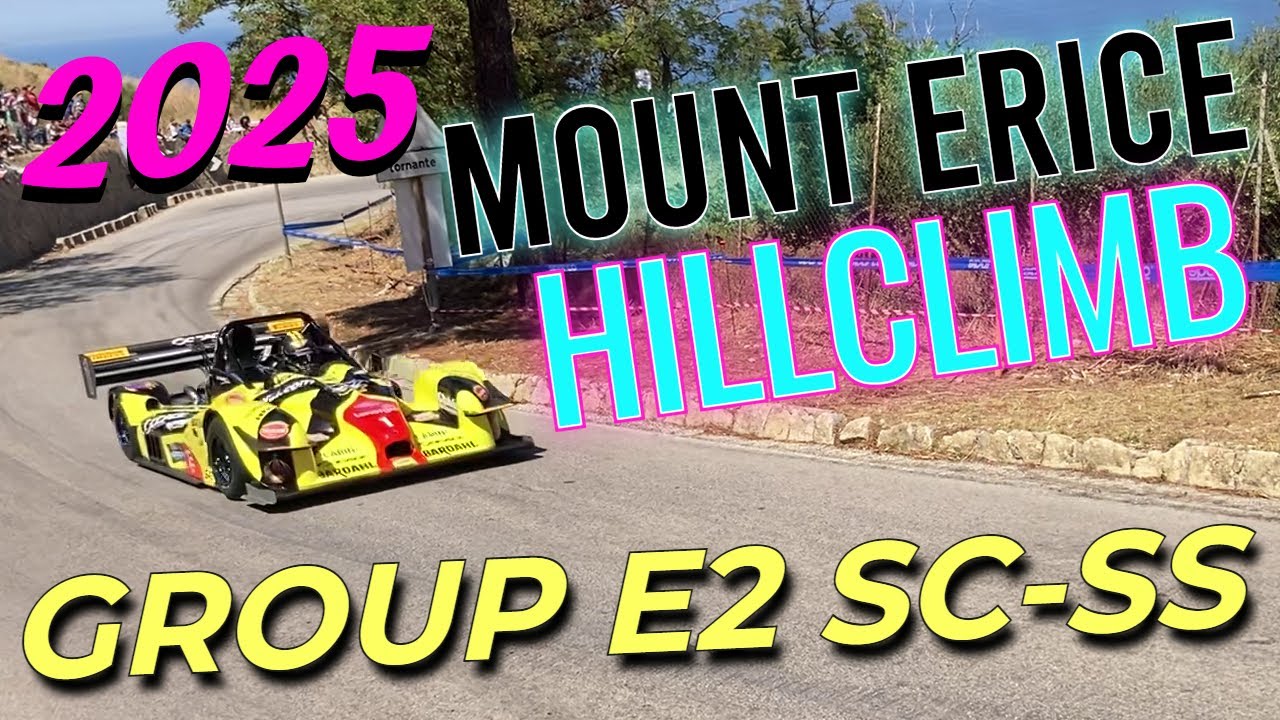 2025 Monte Erice Hillclimb | Most Powerful Engine Sounds Group E2 SC-SS ft. Simone Faggioli NP 01-4