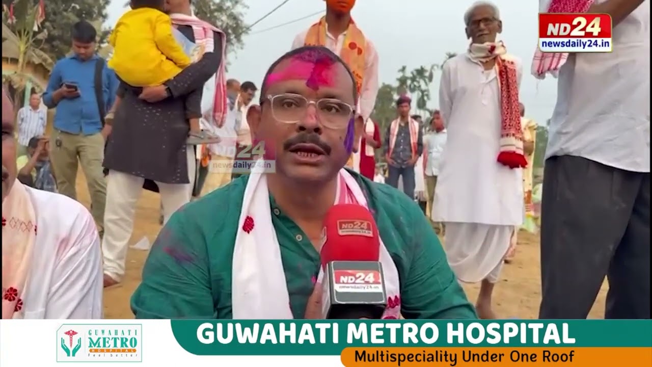 ৰঙৰ উৎসৱ ফাকুৱাৰ আনন্দত মতলীয়া সমগ্ৰ ৰাজ্য