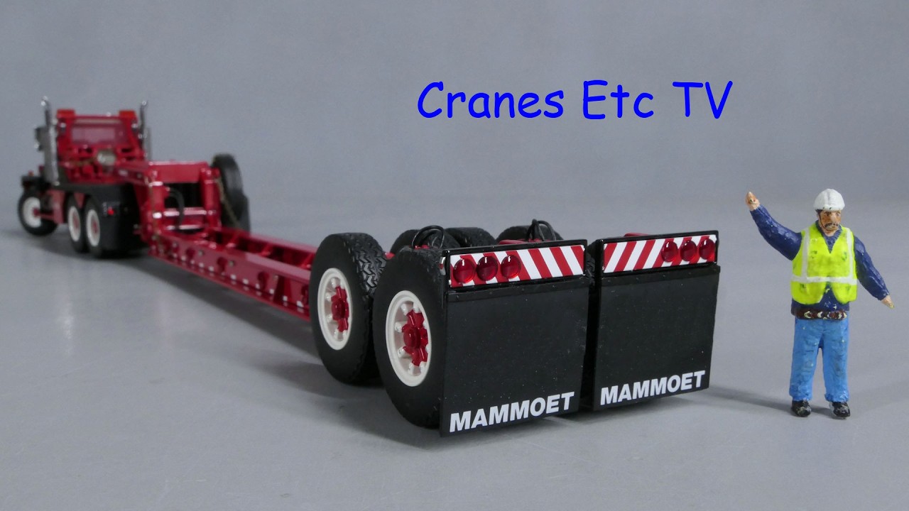 Прицеп HHR Rogers 90T Beam Trailer 'Mammoet' от Cranes Etc TV