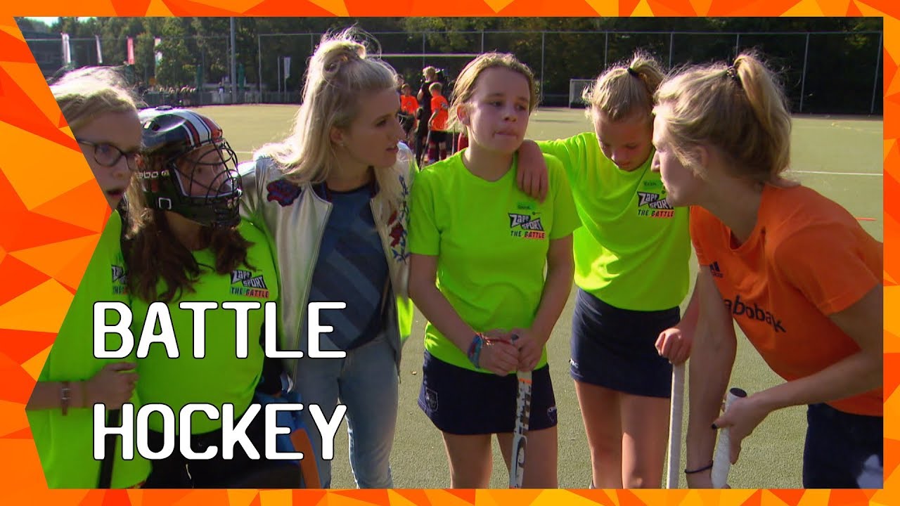 Battle Hockey met Lauren Stam en Caspar van Dijk | ZAPPSPORT