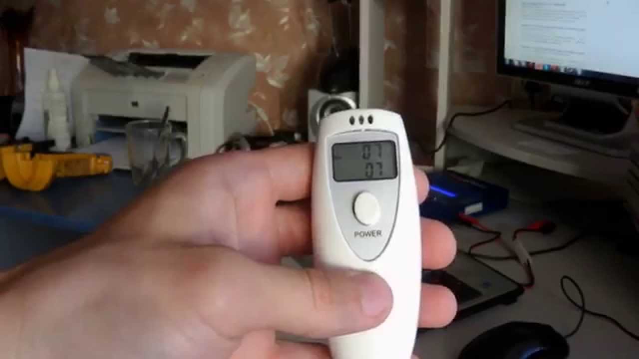 LCD Digital Alcohol Breath Analyzer Tester Breathalyzer