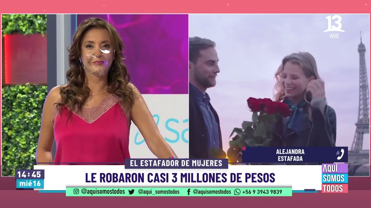 Estafadores de mujeres en Tinder, amor por redes sociales. Aquí Somos Todos, momentos  2022.