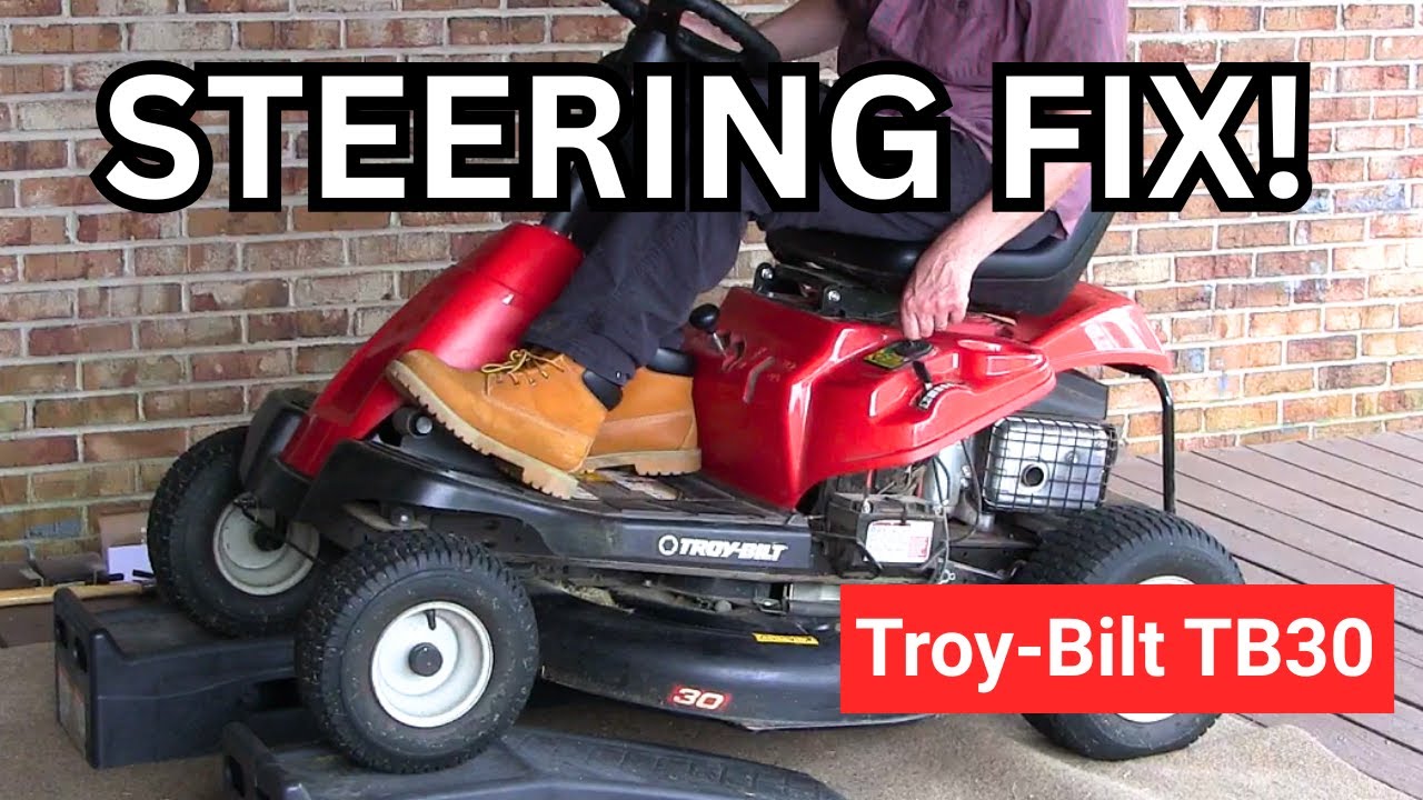 Как починить рулевое управление на самоходной газонокосилке Troy-Bilt TB30 | Простой ремонт своим...