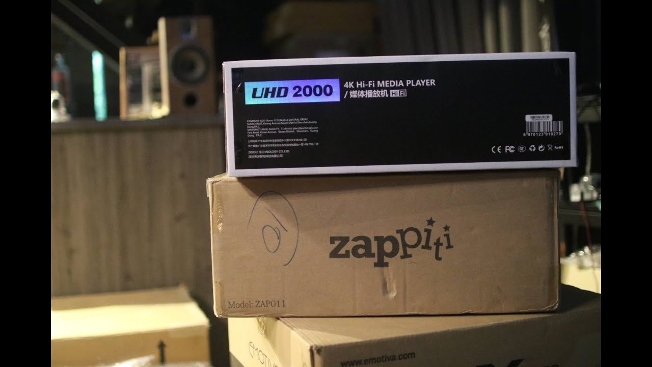 Zappiti pro 4k HDR & Zidoo​ UHD2000