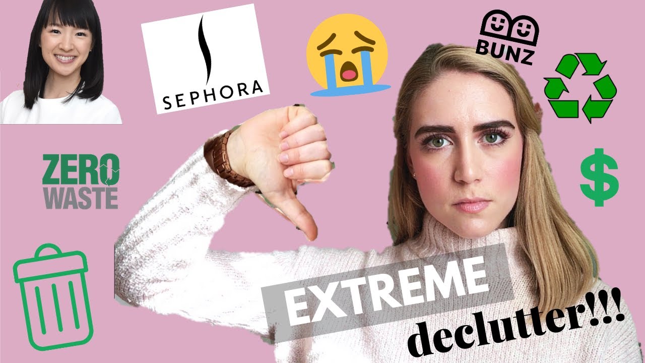 THE TRUTH ABOUT DECLUTTERING YOUR MAKEUP: the dark side of minimalism and "extreme" declutters