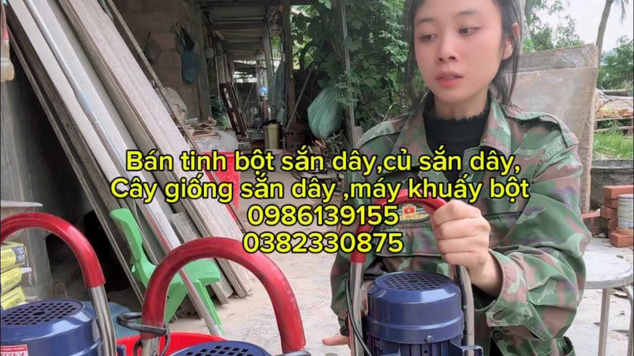 M&aacute;y khuấy bột sắn d&acirc;y thiết bị nhỏ gọn ,dễ sử dụng gi&uacute;p việc l&agrave;m bột sắn d&acirc;y dễ d&agrave;ng hơn