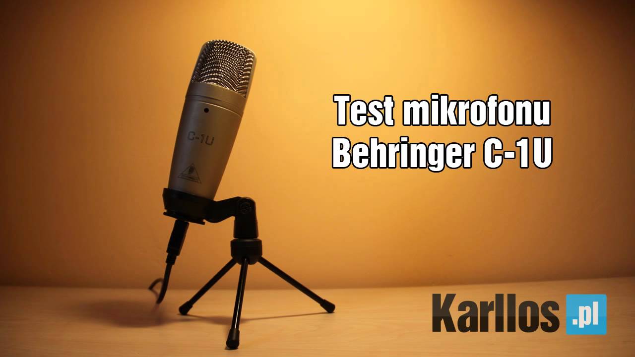 Behringer C-1U - test nagrywania (recording test)