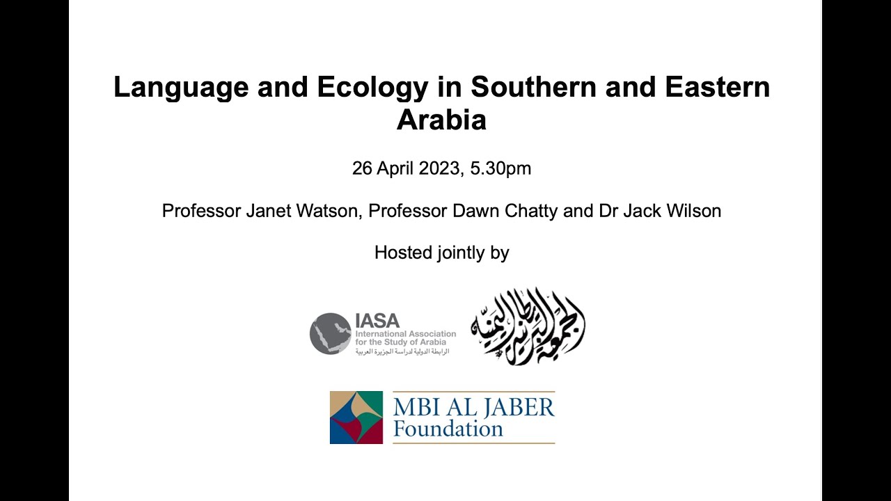 Language and Ecology in Southern and Eastern Arabia