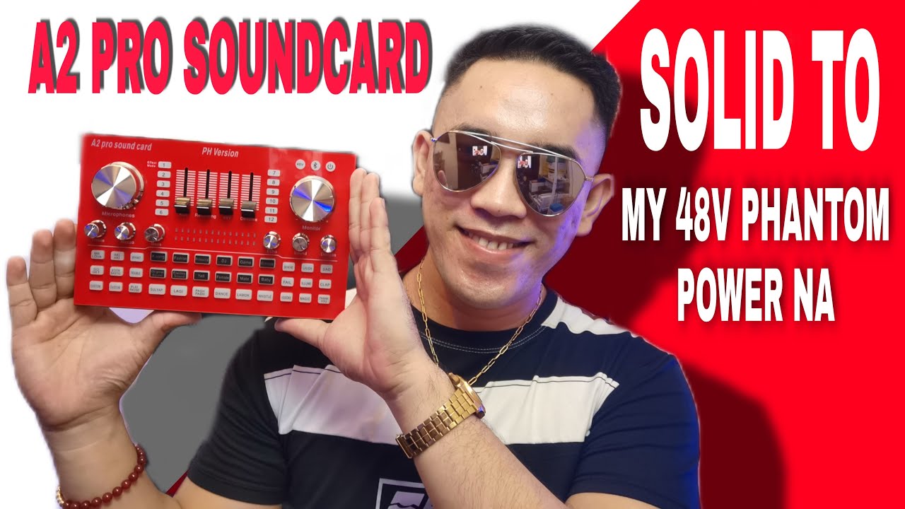 A2 PRO SOUNDCARD | MALUPET TO MY 48V PHANTOM POWER NA