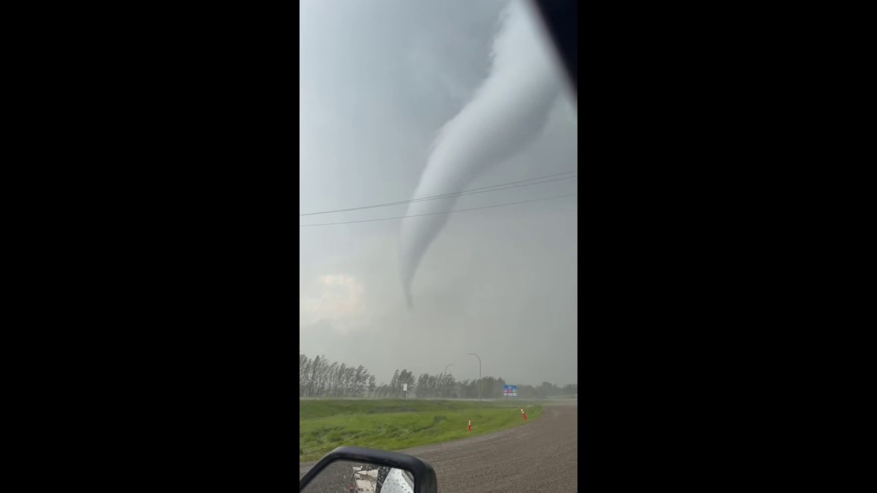 Tornado in Rocky Mountain House, Alberta, July 18, 2026