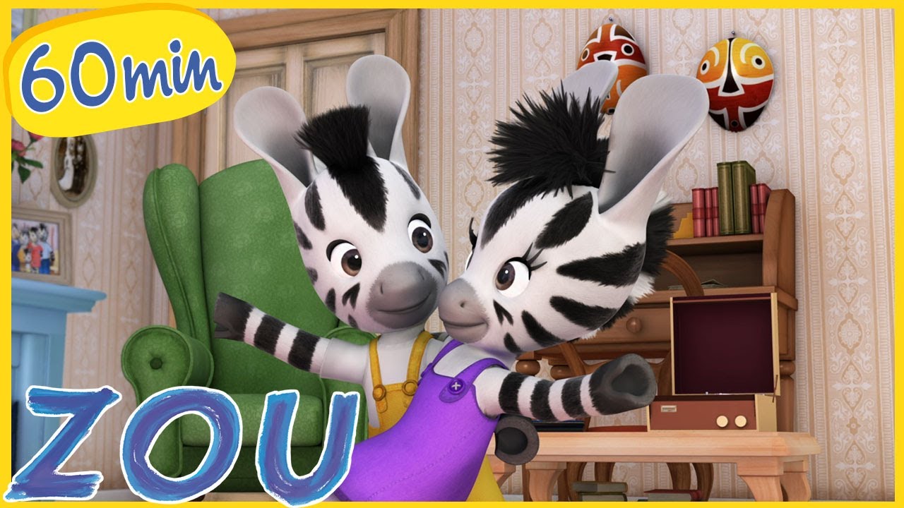 Zou en español 🦓 El baile de Zou 🕺 Nueva recopilación | 1H | Dibujos Animados