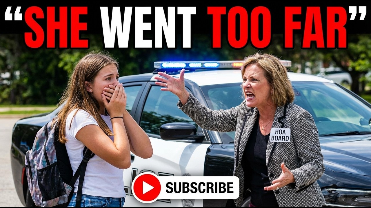 HOA Karen Crossed the Line With a Teen Girl — Power Backfired Instantly,New HOA Story