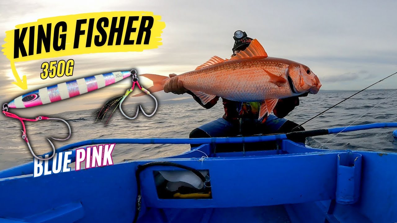 KINGFISHER BLUE PINK JIG Pencil type 350grams | Jigging  Siquijor Island Philippines