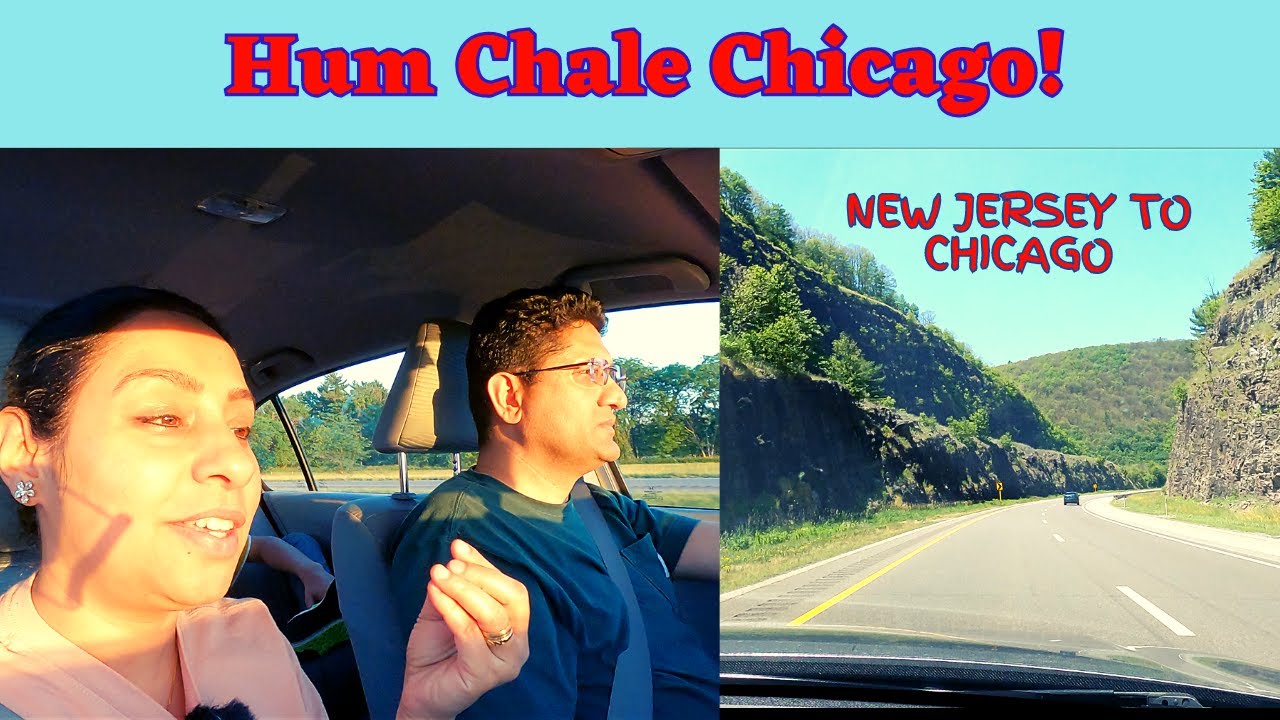 Chicago Travel Vlogs -1 | New Jersey to Chicago Road Trip | Indian Travel vlogger  in USA