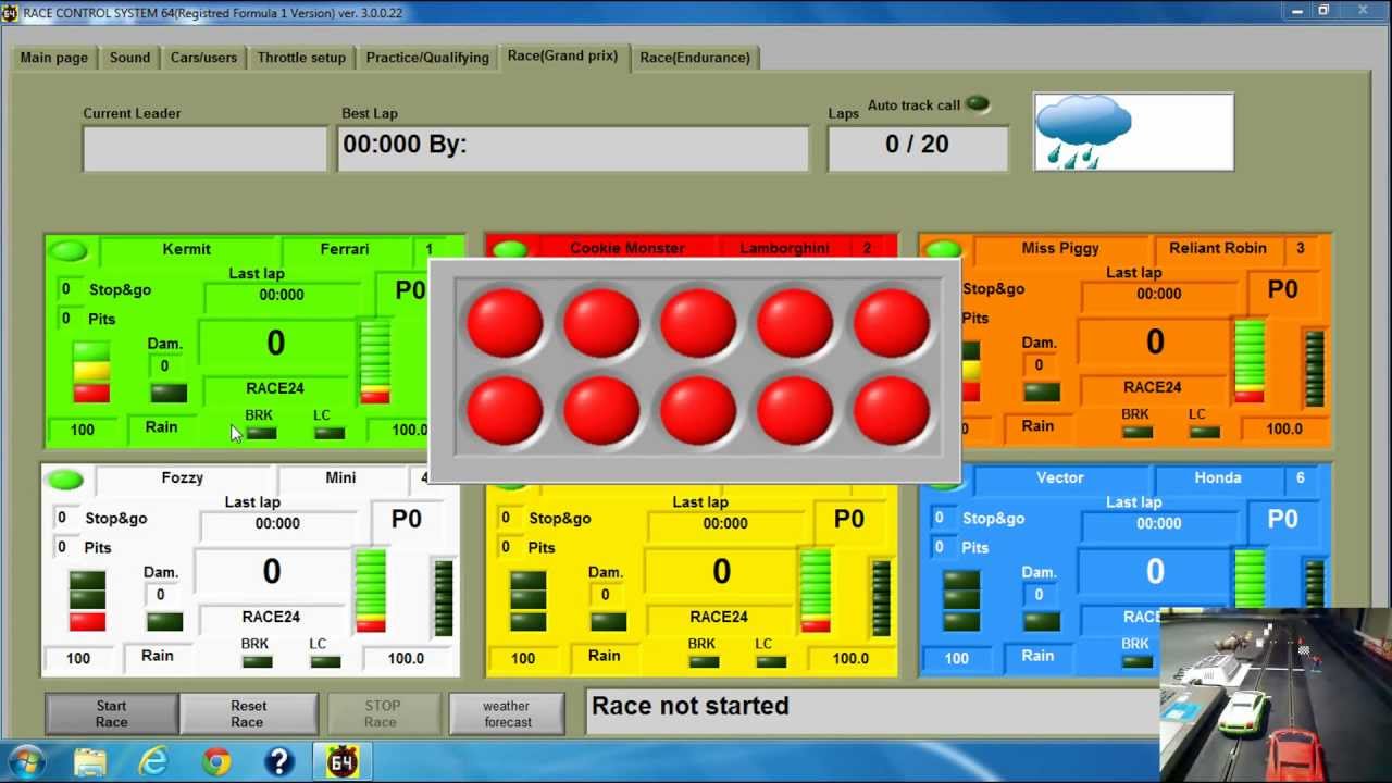 SCALEXTRIC - RACE CONTROL SYSTEM 64 - Short Demo Video