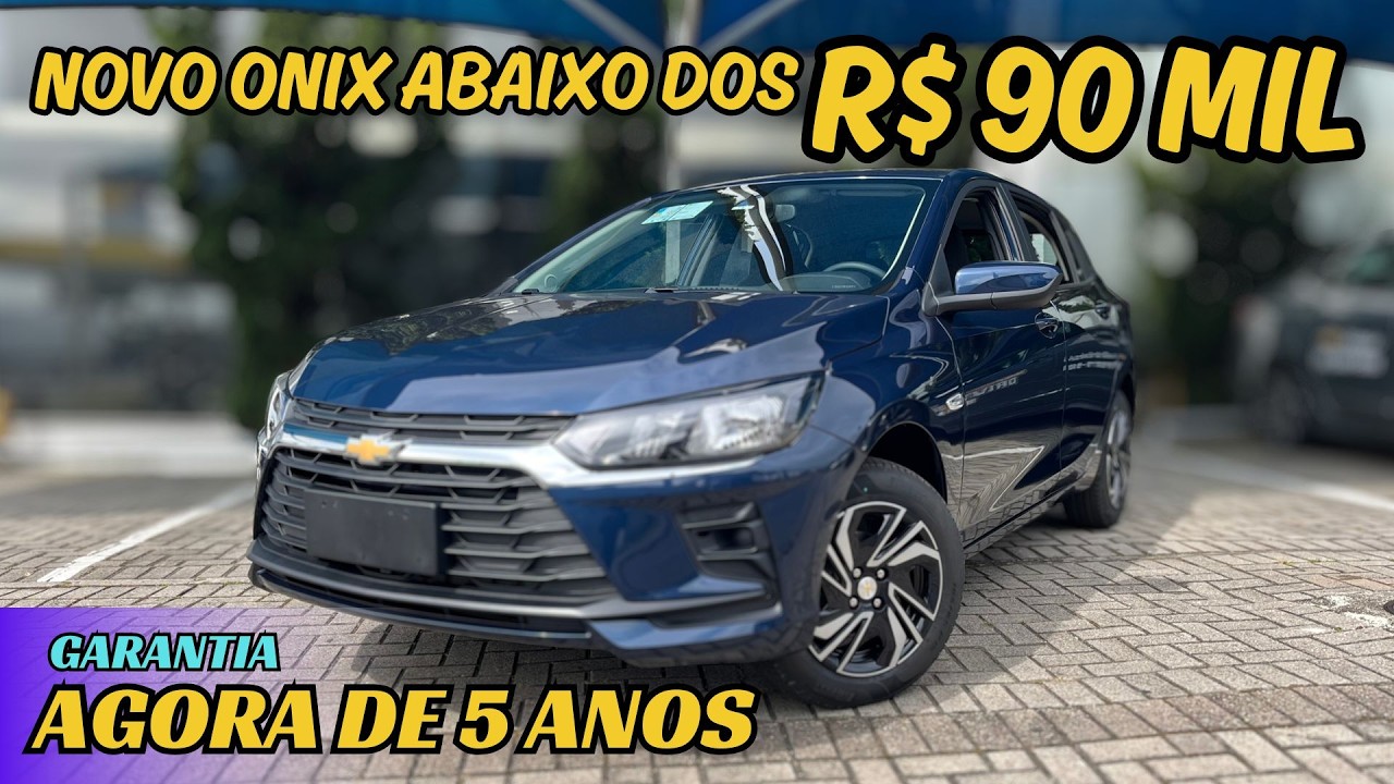 NOVO ONIX 2026 ABAIXO DE R$ 90 MIL: Correia, Garantia e Todas as Mudanças!