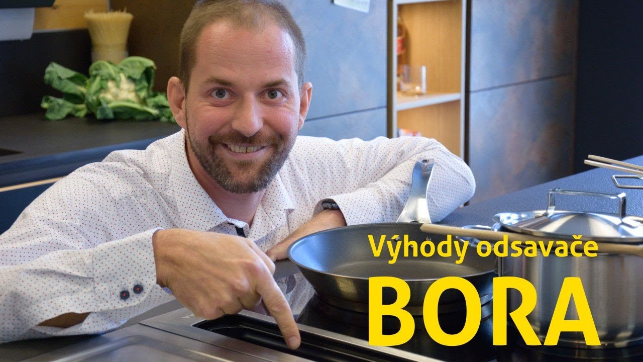 Kuchyně Elza: Výhody odsavače par BORA - spodní odtah
