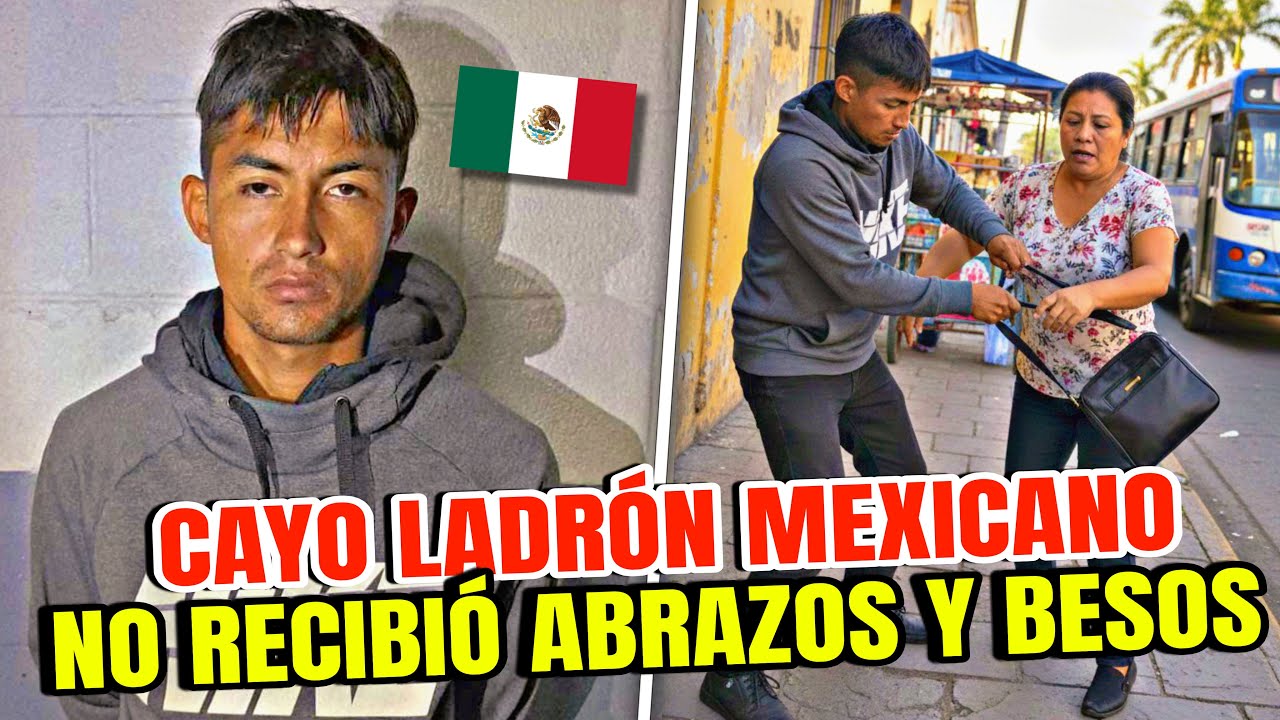  VINO DESDE MÉXICO SOLO PARA ROBAR PERO LA POLICÍA SALVADOREÑA NO LO RECIBIÓ CON ABRAZOS NI BESOS