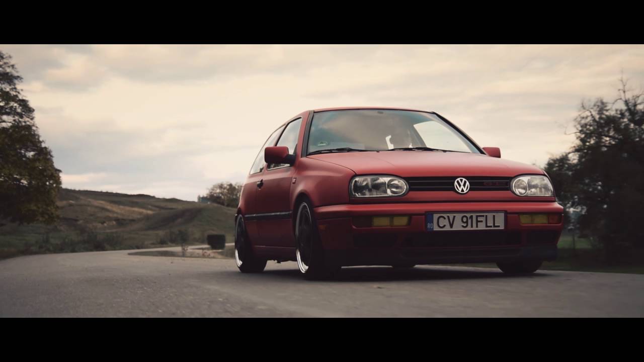 Vw Golf 3 GTI Static Red Matte
