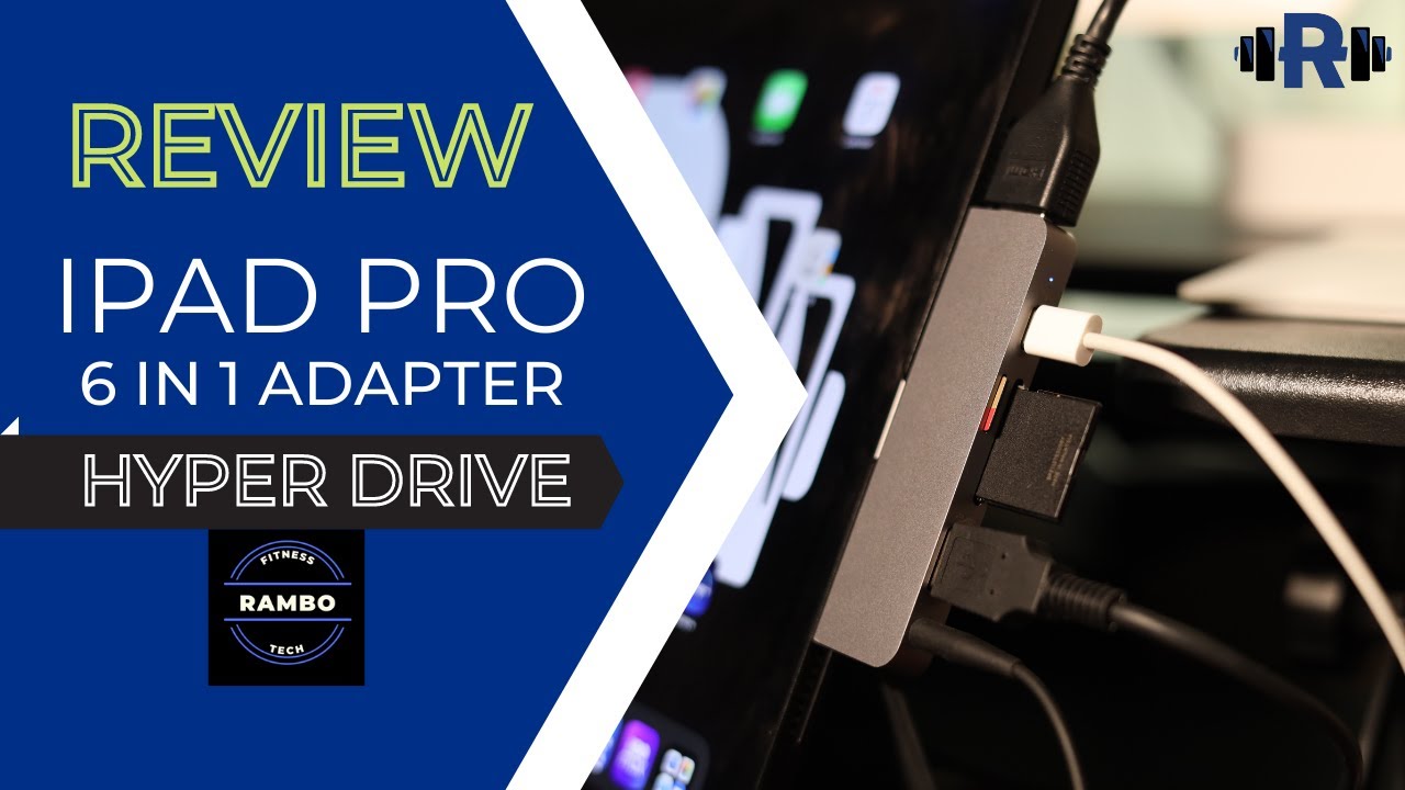 iPad Pro - Hyper Drive 6 in 1 Adapter Review!!!